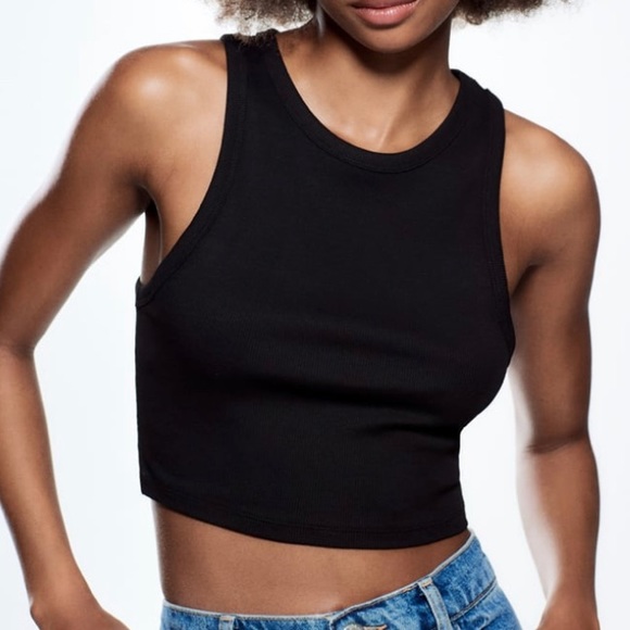 Zara Ripped Crop Top - Picture 5 of 9